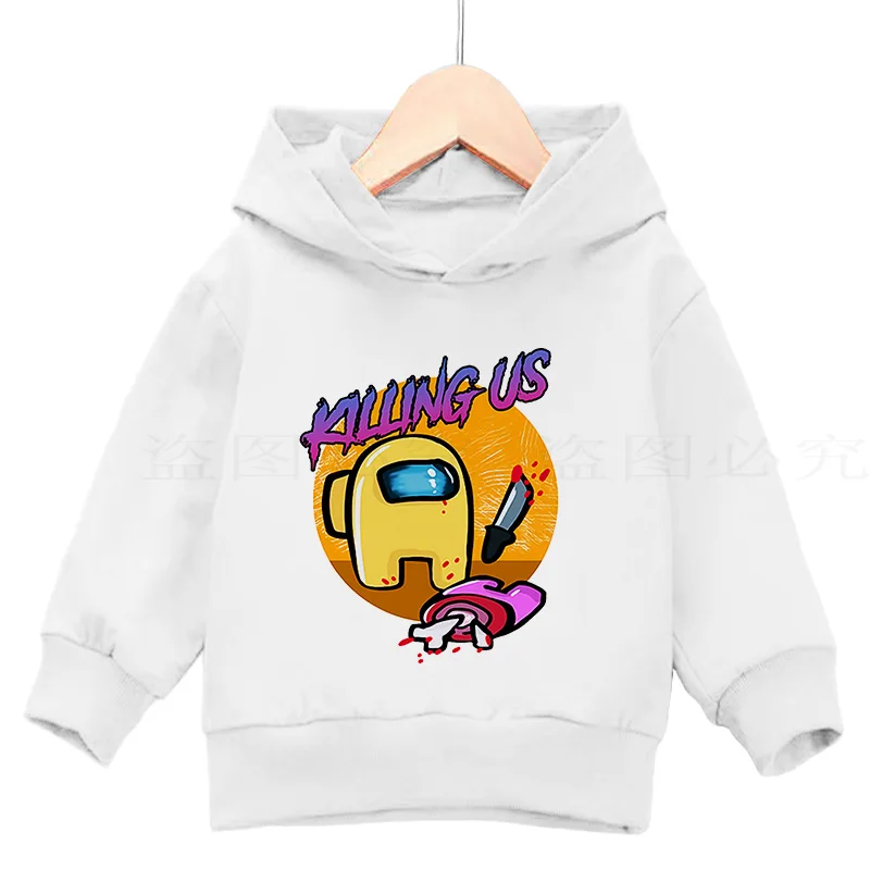 

Streetwear Pullover 2021 Autumn 5T-14T Children comic fashion Hoodie Impostor Sweatshirt Boys Girls Kids Cartoon Hip Hop