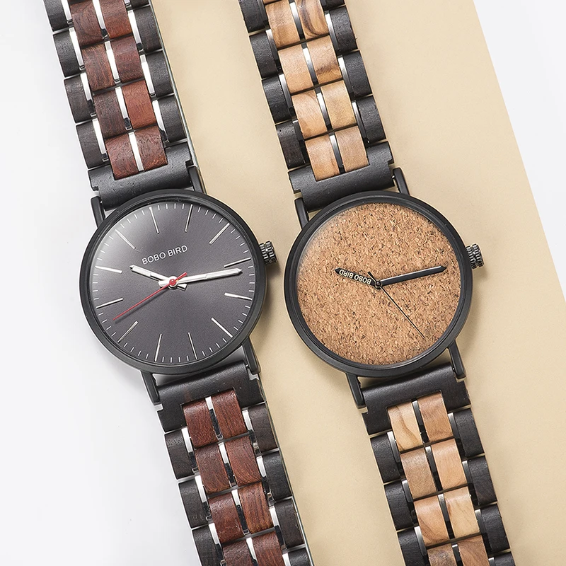 Relogio Masculino BOBO BIRD Wood часы мужские металлические Мужские кварцевые Роскошные