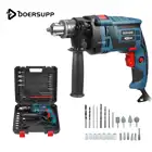 Новинка, многофункциональная Ударная дрель GSB16RE 220 В, электрическая дрель-перфоратор 360, отвертка, домашние электроинструменты с аксессуарами