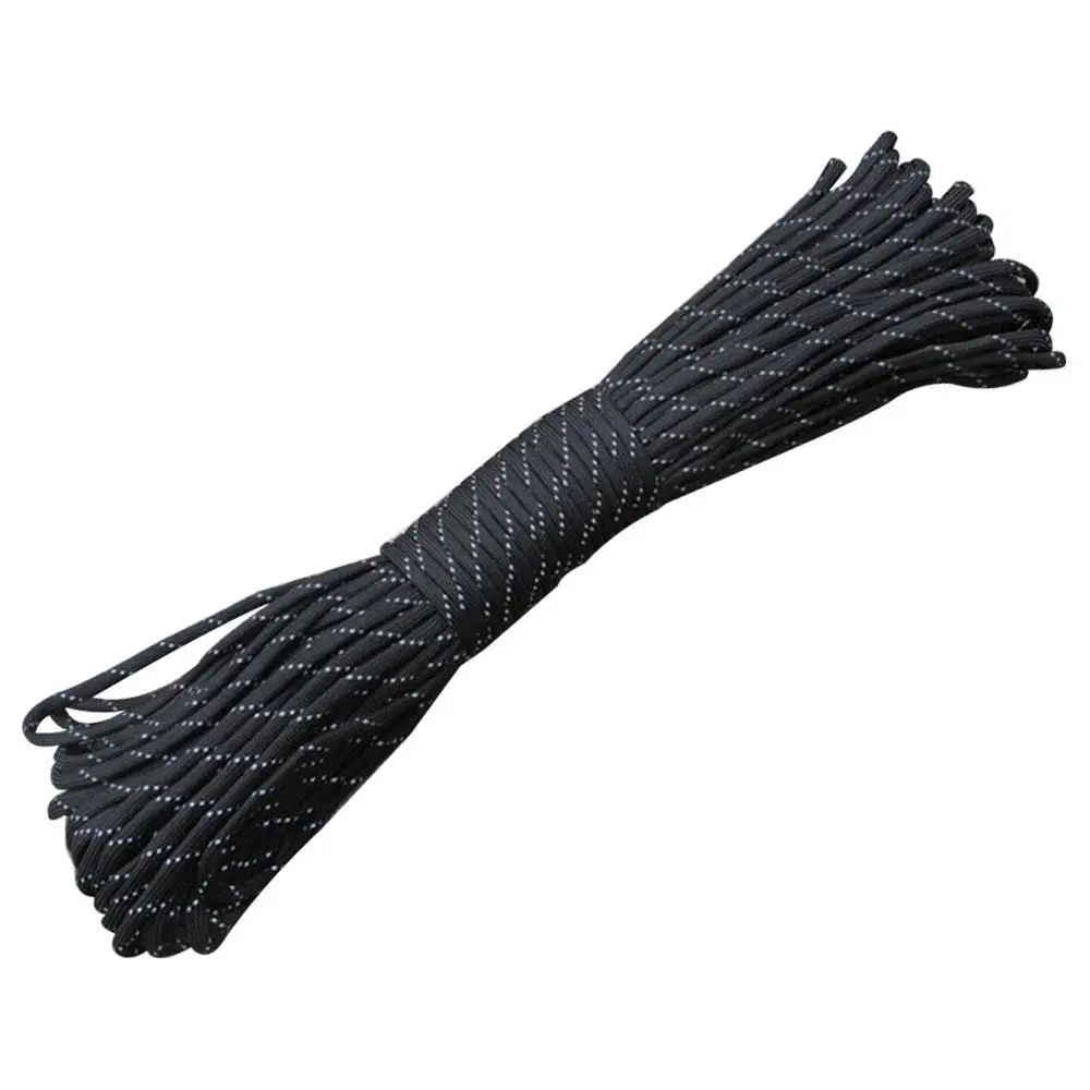 

Handicrafts Swing Camping Cord Parachute Rope Tent Diameter 4mm 31M Nylon Mountain Explore Tent Rope 7 Color Outdoor Water