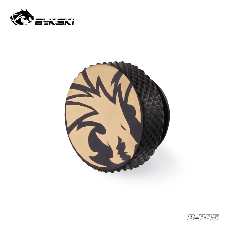 Водяное охлаждение Bykski запечатывающие соединительные фитинги черные серебряные