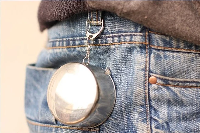 

240ml Silver Stainless Steel Portable Travel Camping Cups Folding Cup Telescopic Collapsible Cup