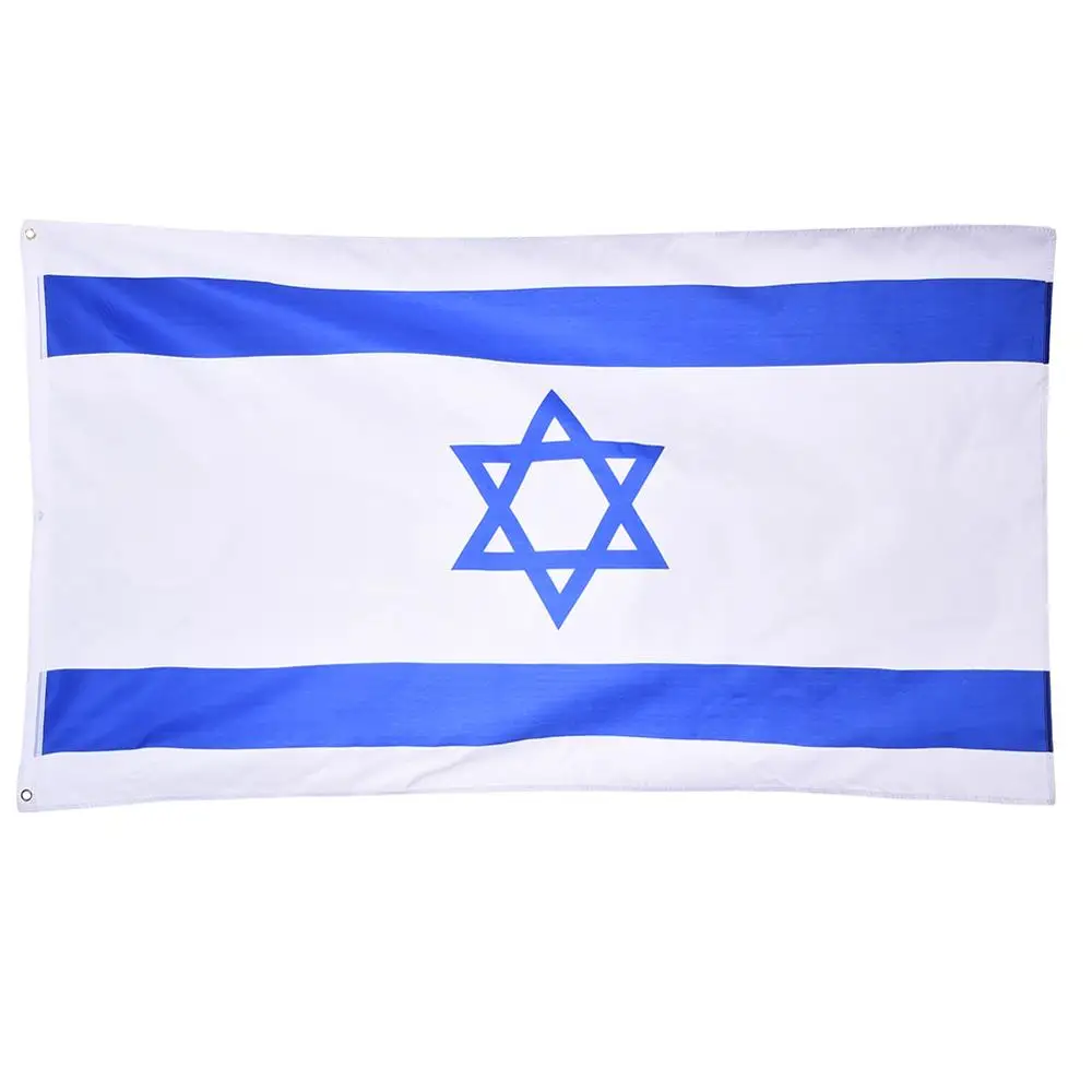 

3*5 футов, флаг Израиля, флаг из полиэстера, 90*150 см, большие баннеры, флаг Израиля, баннер для праздника, украшения дома