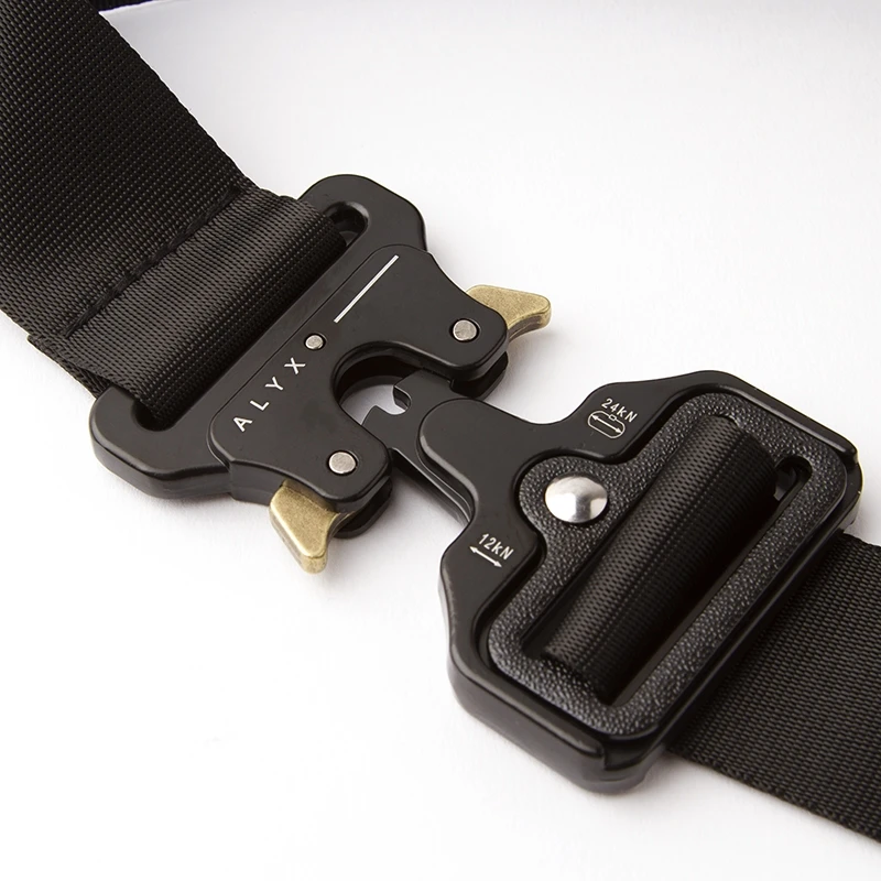 

ALYX ROLLERCOASTER Safety BELT 1017 ALYX 9SM Unisex Metal Buckle Canvas Hip Hop Belt