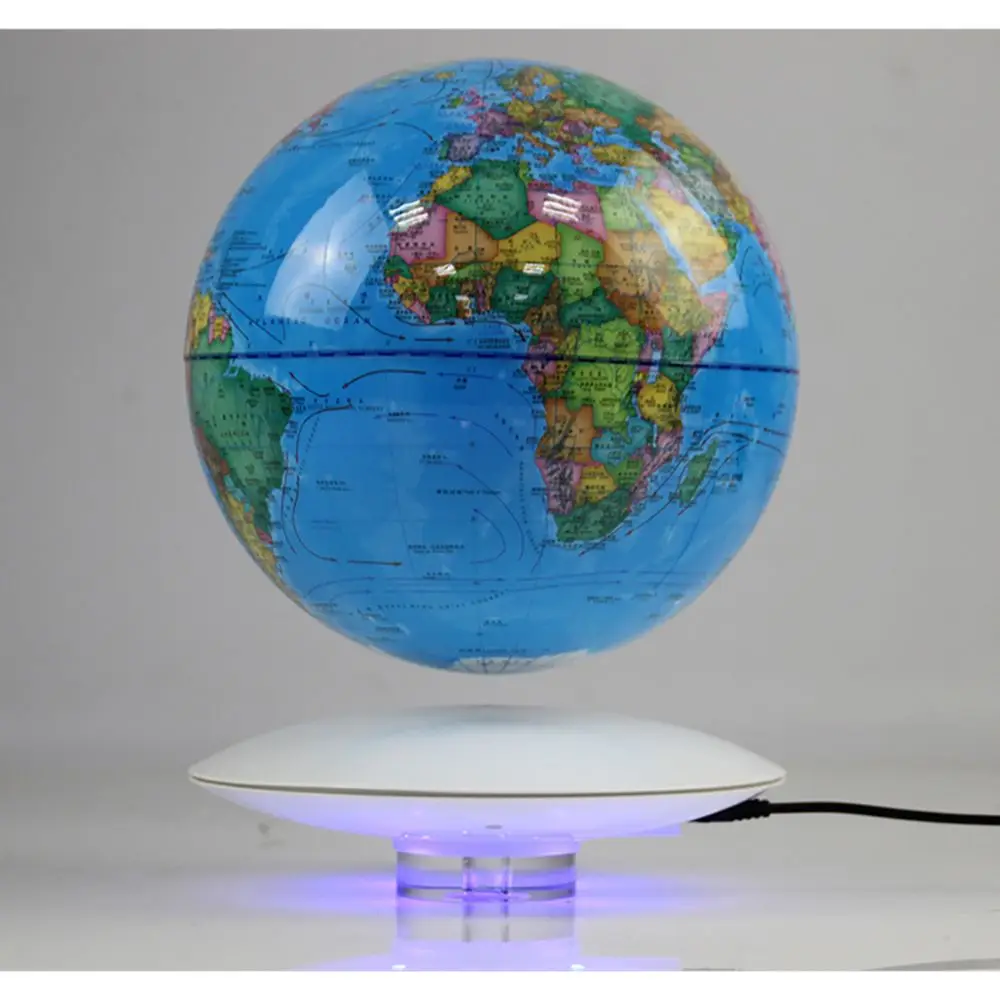 Домашнее украшение магнитная левитация 8 дюймов земляной вращающийся плавающий