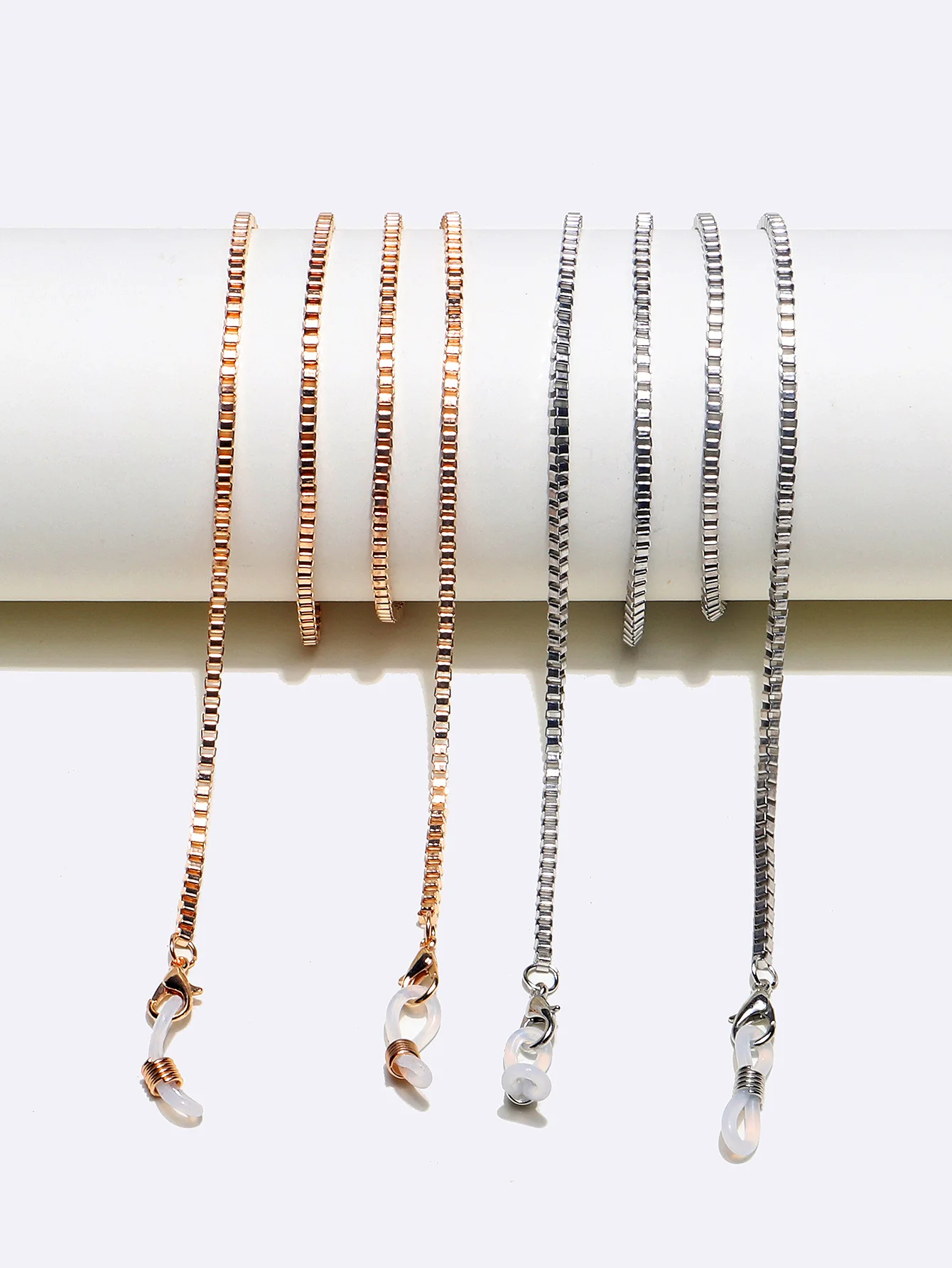 

2 Piece Set Mixed Style Multicolor Mask Chain Eyeglass Chain Anti-lost 2021 New Sunglasses Glasses Chains Lanyards