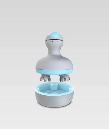 Оригинальный xiaomi mijia мини массажер для головы 3D стерео массаж влажной и сухой 6