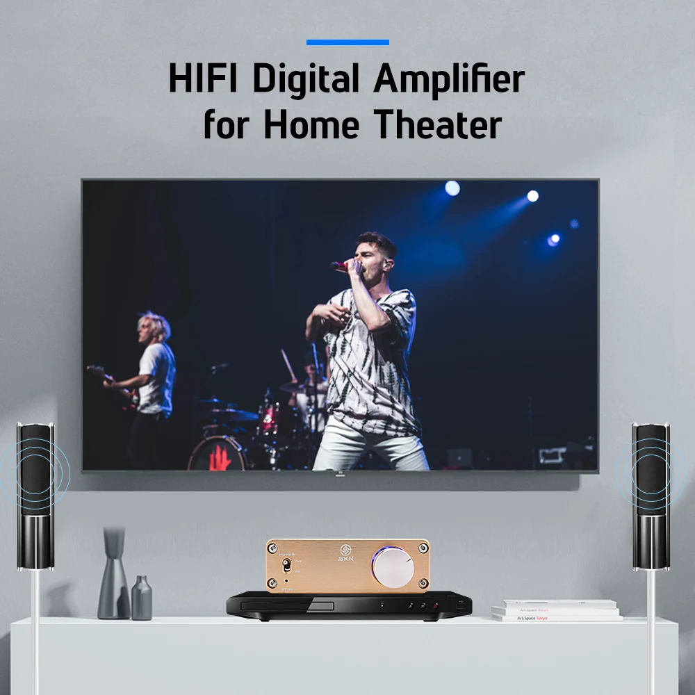 Цифровой усилитель мощности TA2020 Hi-Fi 2 0 каналов стерео 20 Вт x2 звука для домашнего
