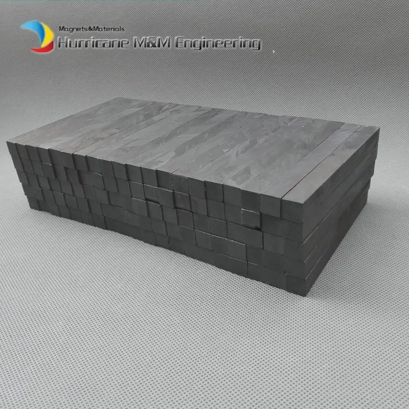 10-100 шт керамический Магнитный блок 100x10x10 мм " бар класса C8 постоянные магниты ферритовые магниты для рекламной доски домашнего использования