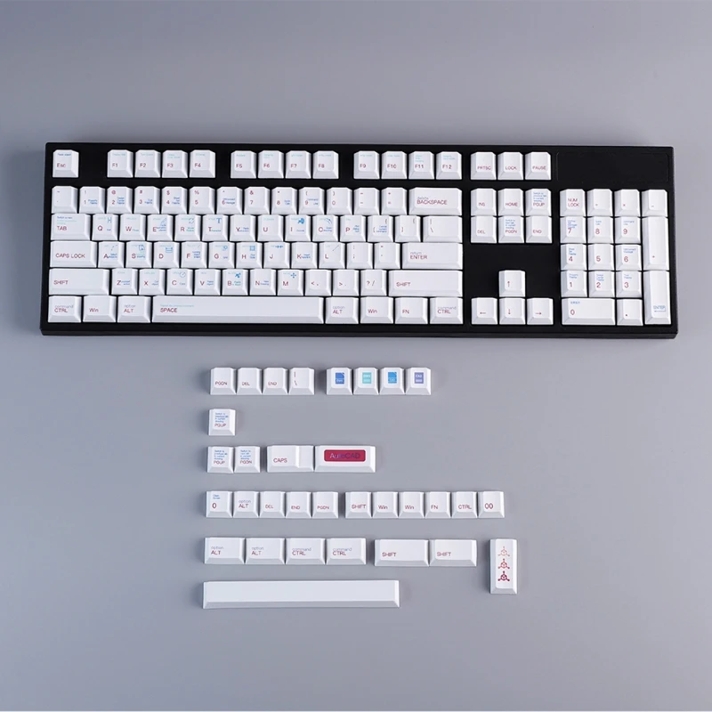 

Колпачки для клавиш Cherry Profile PBT, набор для сублимационной печати для механической игровой клавиатуры 28GE