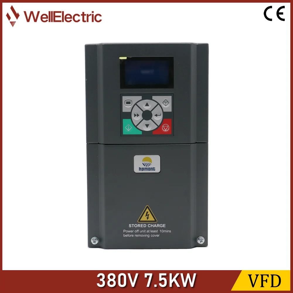 VFD Inverter HD3N 7.5KW 380V V/F & SVC control for Motor Speed Control Frequency Inverter