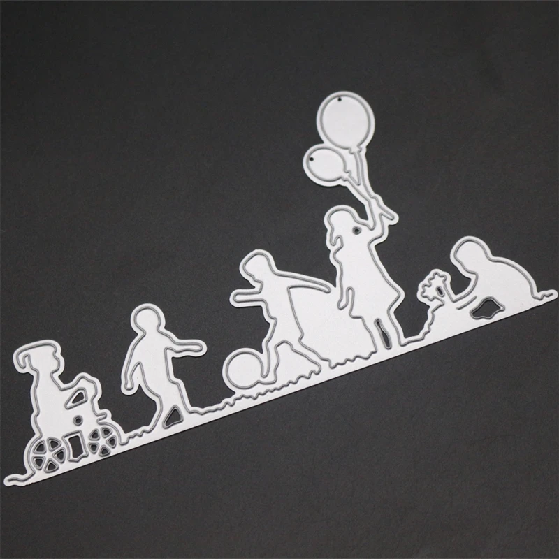 YINISE для скрапбукинга металлические режущие штампы трафареты детей DIY бумажные