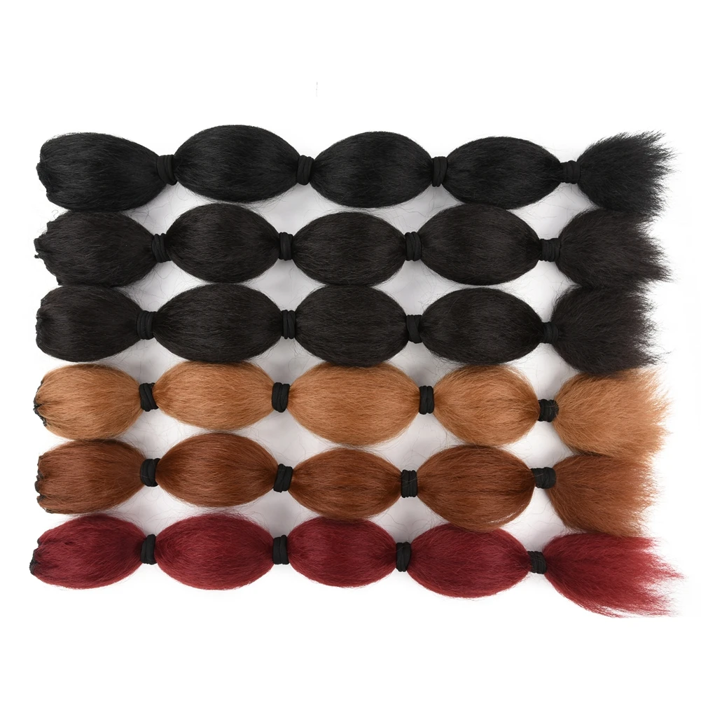 

Kinky Straight Hair Bubble Ponytail Heat Resistant Synthetic Clip in Drawstring Straight Pony Tail Hair Extensions 22inch