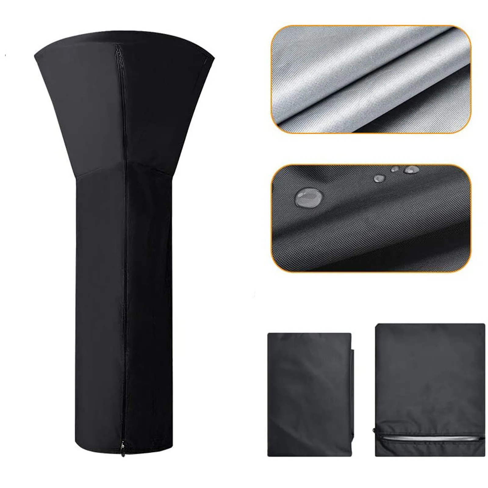 Full Length Patio Standup Oxford Cloth Dust Cover Outdoor Round Heater Covers Waterproof With Zipper Protective | Дом и сад
