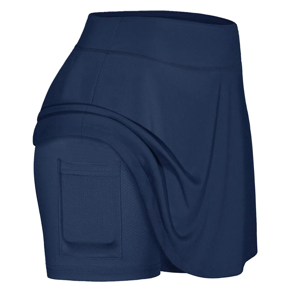 

2020 Quick Dry High Waisted Workout Sport Shorts Women Hip Up Plain Fitness Training Shorts with One Side Pocket New Sale