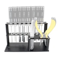 aluminum alloy tool storage rack screwdriver tools bracket scissors pliers knife storage holder tool socket for rc model diy ca
