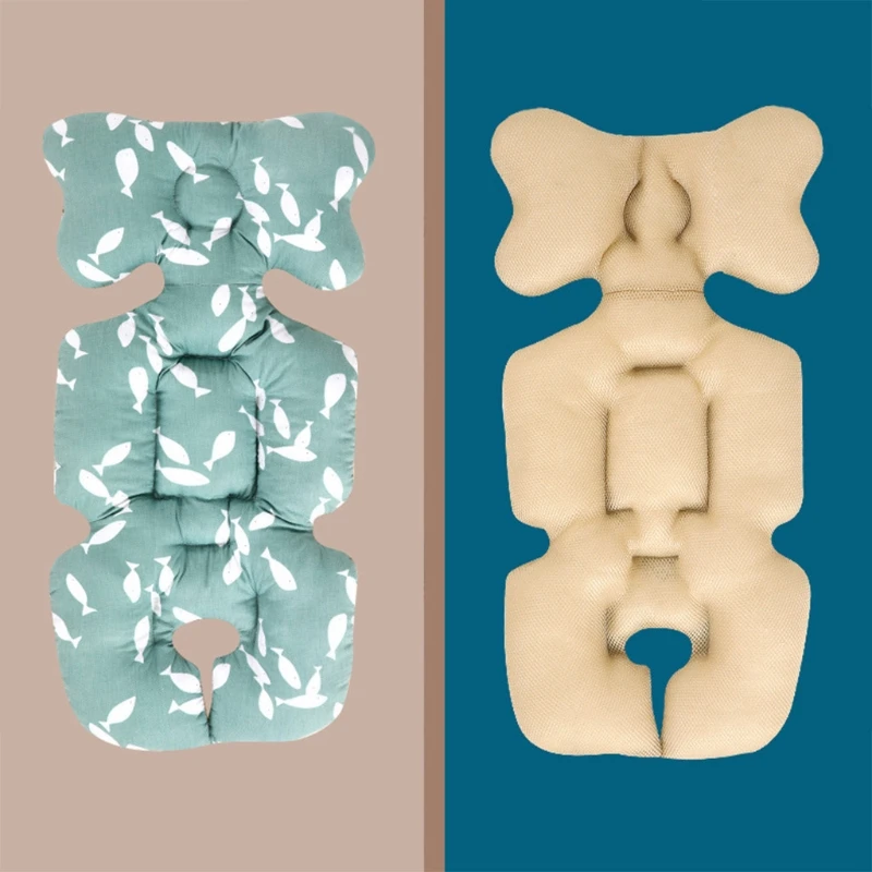 

Baby Pushchair Seat Liner Universal Stroller Cotton Pad Warm Mat Sleeping Mattress Head Support Pillow Infant Pram High Chair C