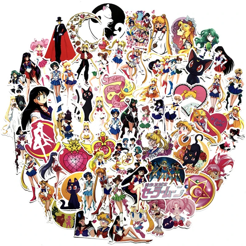 Изысканные самодельные Guardian Sailor Moon Girl декоративные Стикеры для скрапбукинга