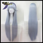 Цитрусовый шиторасу Нина Тачибана косплей парик 100 см длинные прямые светильник-голубые взрослые синтетические волосы челки