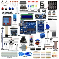 Adeept RFID Starter Kit for Arduino UNO R3 from Knowing to Utilizing, Servo,  PS2 Joystick with PDF