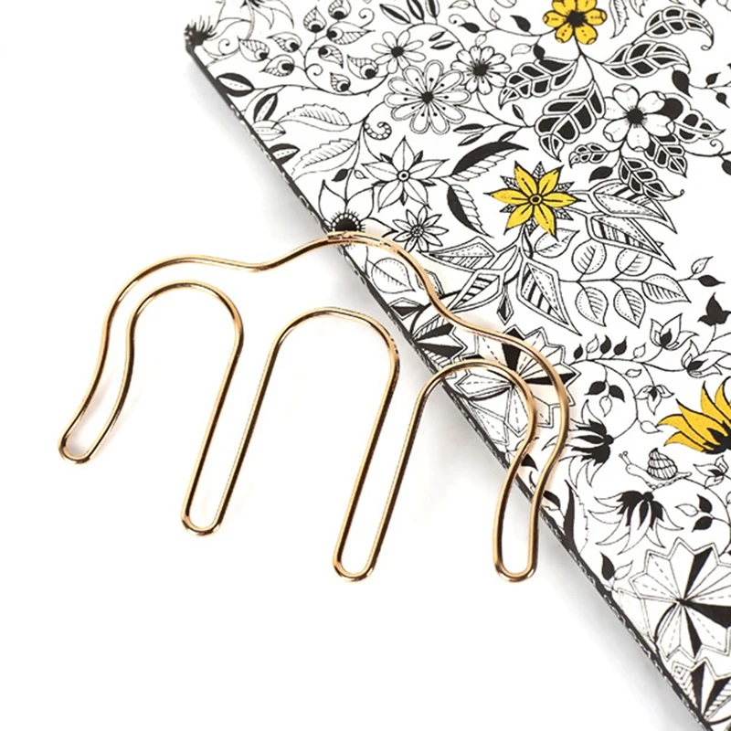 

4Pcs Metal Sheet Music Book Clips Music Paper Holder Music Book Page Clip for Piano Sheet Keyboard Playing Music Stand