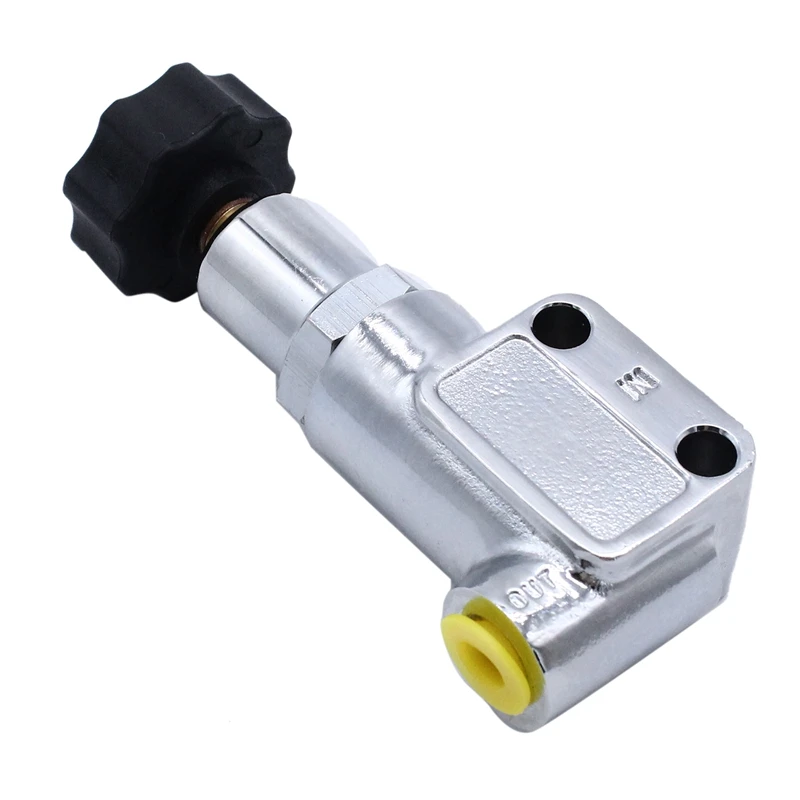 

Brake Bias Proportioning Valve Pressure Regulator for Brake Adjustment 1/8-27 NPT Pressure Regulator Screw Knob Type