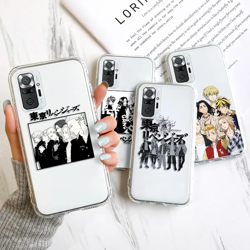 Tokyo Revengers Anime Case For Xiaomi Redmi Note 10 Pro Case Redmi Note9 11 9 Pro 8 T 8T 7 10Pro 9T 9C NFC 9A 10S 9S Cover Funda