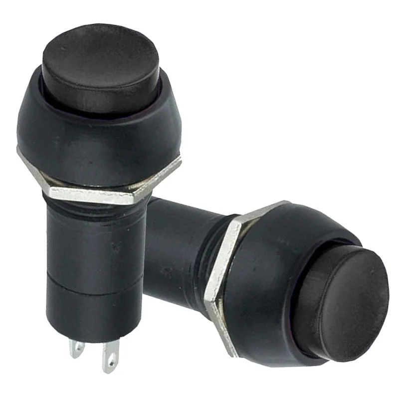Mayitr 2 шт./компл. 12В 1А черный кнопочный Переключатель приборной панели автомобиля
