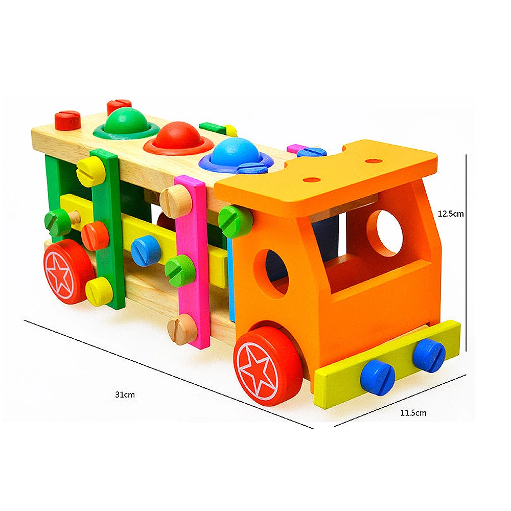 Игрушки для детей Детские Обучающие деревянные игрушки разборки гайки