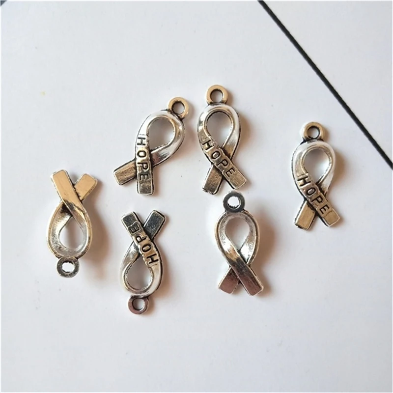 

50 шт. 8x18 мм подвеска Hope Charm старинный серебряный цвет, Сделай Сам аксессуары ручной работы рукоделие Изготовление или украшения