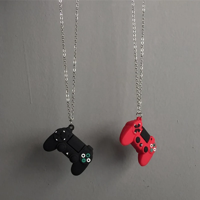 Ожерелье в стиле ретро с ручкой игровой машинки хип хоп Женская индивидуальная