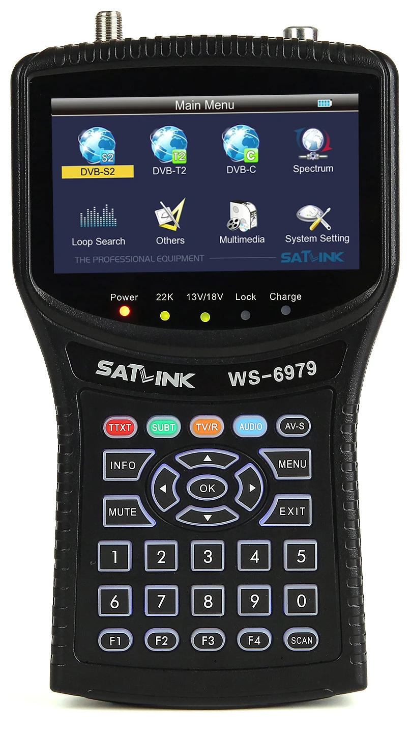 [Натуральная] SATLINK WS 6979 DVB S2/T2 Ccombo спутниковый Finder анализатор спектра Satfinder метр 4 3