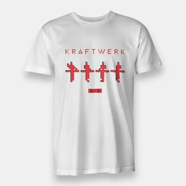 Каталог Kraftwerk 3 D белая футболка для мужчин S 3XL летняя новая модная с короткими