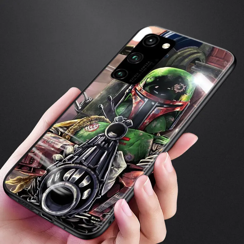 

Disney Star Wars Jedi Knight For Honor 8S 8C 8X MAX 8A 8 7S 7A 7C Play 3E Prime Pro 2020 2019 Silicone Black Phone Case