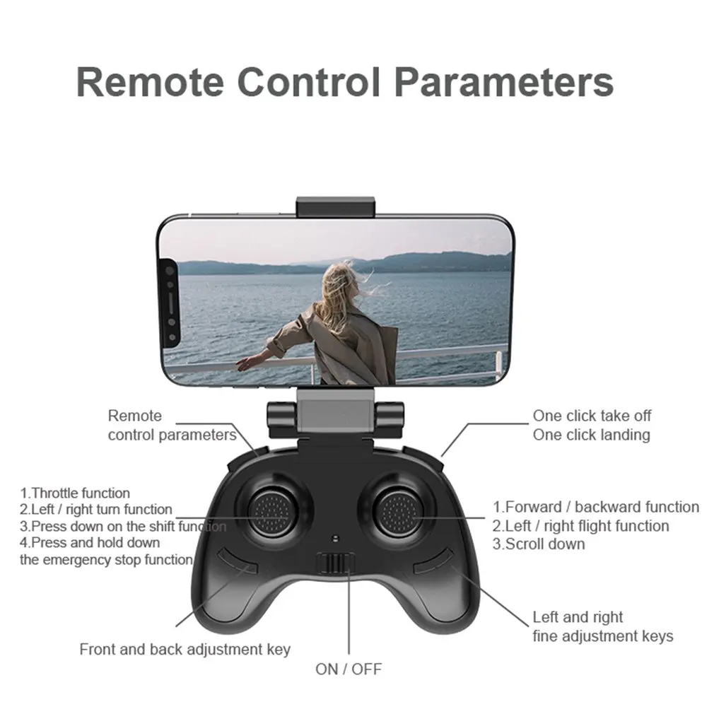 R16 Mini UAV Дрон с одной кнопкой взлет земля вращением на 360 ° Индукционная траектория