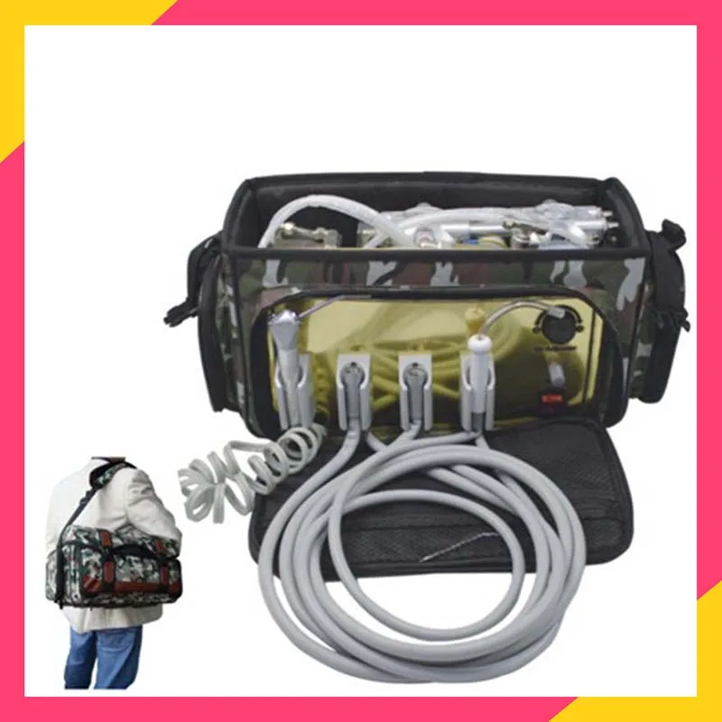 

Cheap and High quality Best selling 9.5kg 410W Light Weight Dental Portable Dental Unit With Handpiece