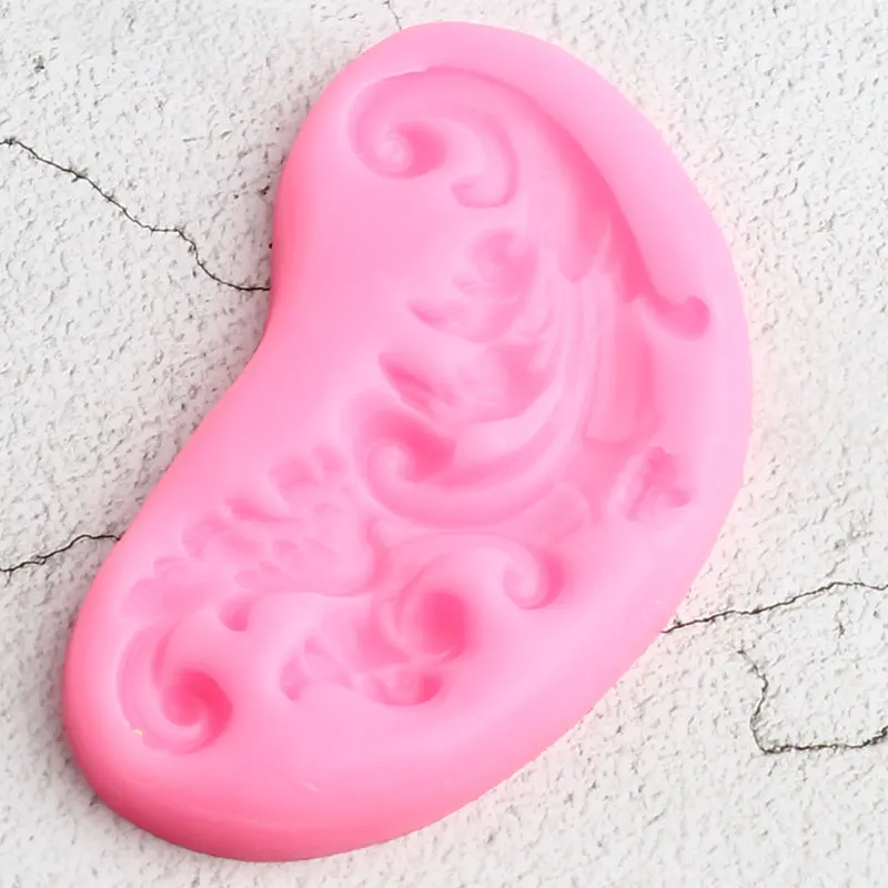 Рельефные силиконовые формы в стиле барокко для выпечки капкейков| |