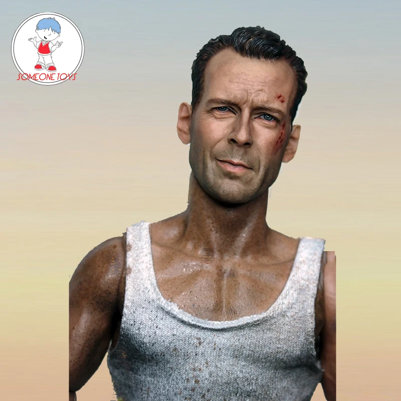 

Экшн-фигурка в масштабе 1/6, голова Брюса Виллиса, фигурка из серии «Hurted Version» для Джона макклэна, жесткая 12-дюймовая Мужская экшн-фигурка