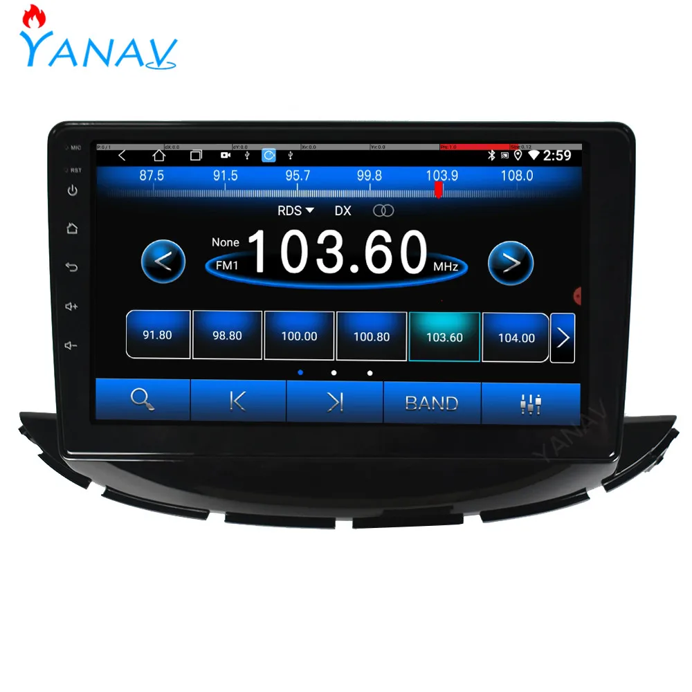 

Car Radio 2 DIN Android Stereo Receiver For-Chevrolet TRAX 2017+ GPS Navigation Audio Multimedia MP3 Player Head Unit HD Screen