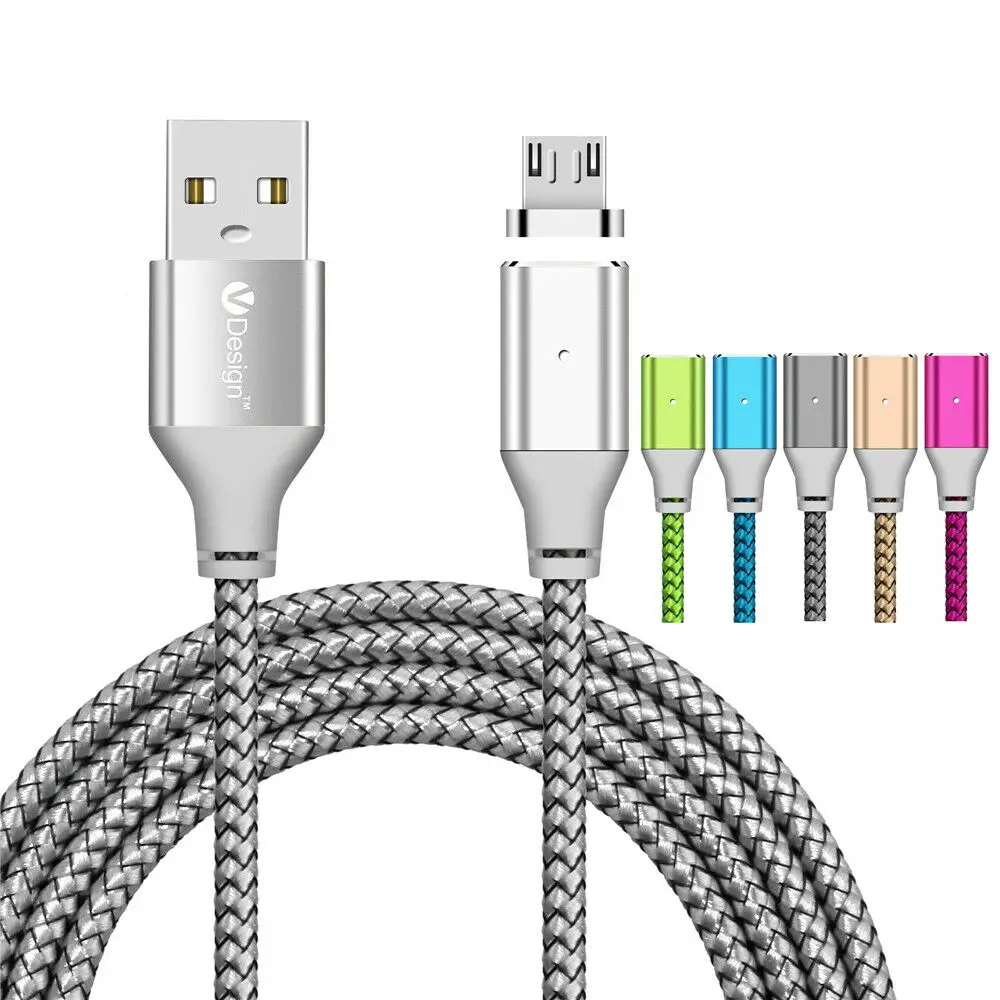 Gold Micro Cable 3/6/10ft Магнитный Micro Тип usb-C IOS Зарядное устройство передачи данных кабель для iPhone и Android для samsung Galaxy A3/A5/A7 - Цвет: Gold Micro Cable