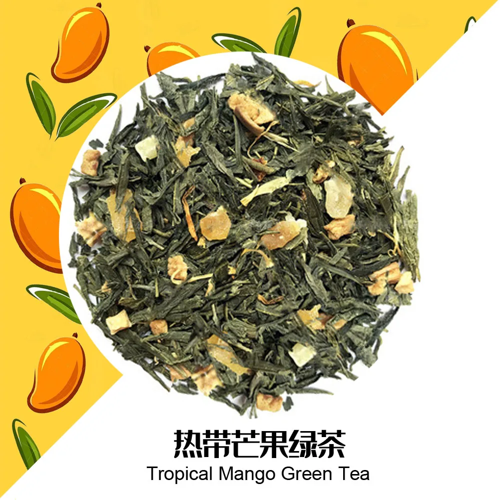 

3g*10pcs Tropical Mango Green Tea Skin Care Mask DIY Raw Materials Tea Bag Acne Treatment Anti-Aging Moisturizing Natural Beauty