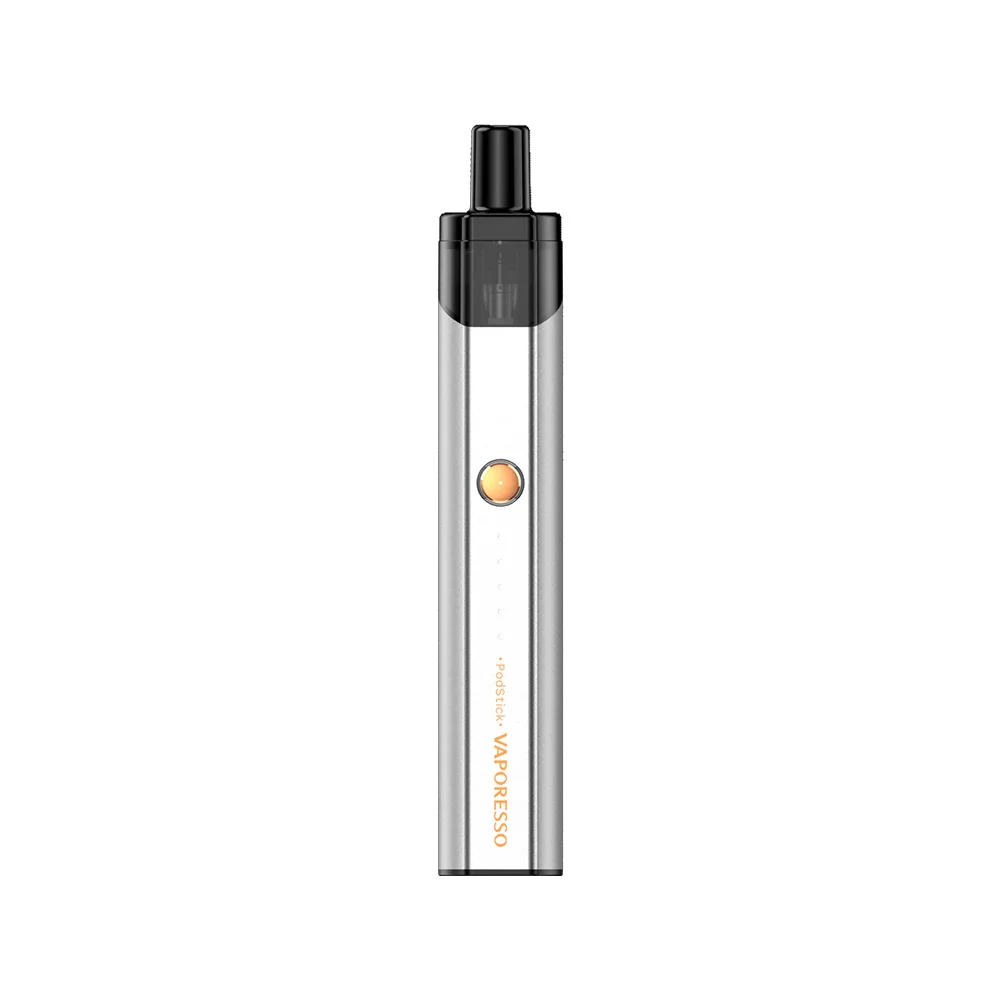 Серебристый Vaporesso Podstick Vape комплект с аккумулятором 900 мАч и 2 мл Pod Ом/Ом электронная сигарета испаритель vs Vinci Mod/Drag nano - Цвет: Серебристый