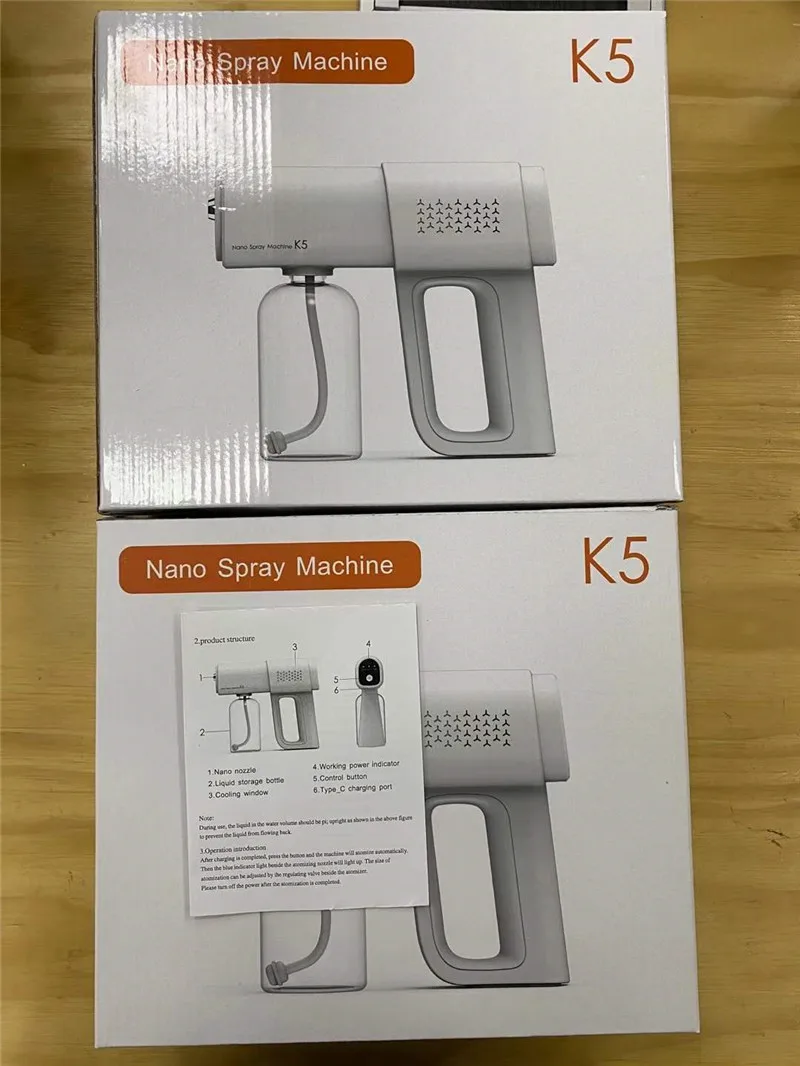 Беспроводной пульверизатор для дезинфекции ручной распылитель с нанопаром и