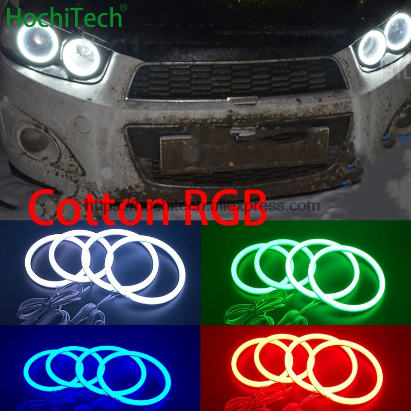 HochiTech 5050 SMD хлопок разноцветная RGB лампа с дистанционным управлением для Chevrolet Chevy