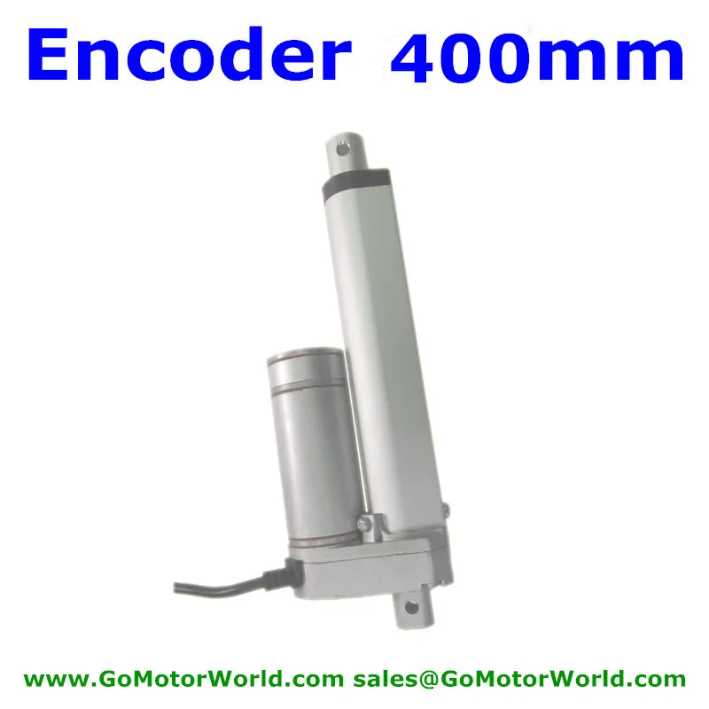 

Waterproof 12V 24V 400mm adjustable stroke 900N 198LBS load 80mm/s speed heavy duty linear actuator with encoder LA10E