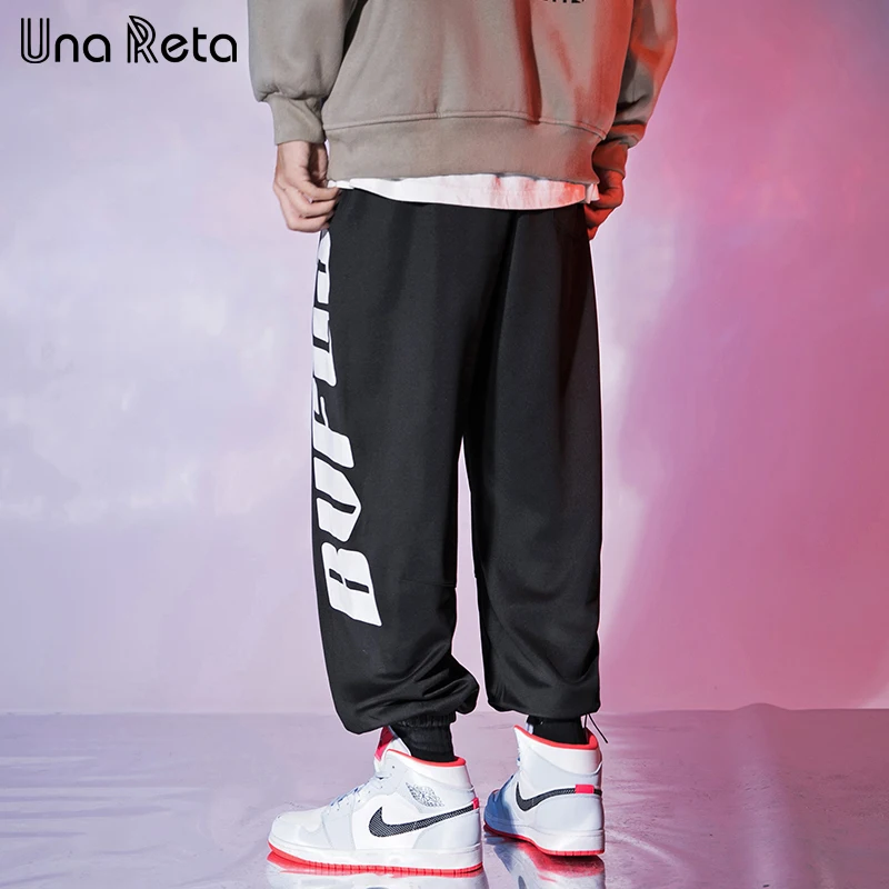 

Una Reta Men's Pants Spring 2021 New Fashion Loose Joggers Hip Hop printing Plus size Harem Pants Casual Sweatpants Man