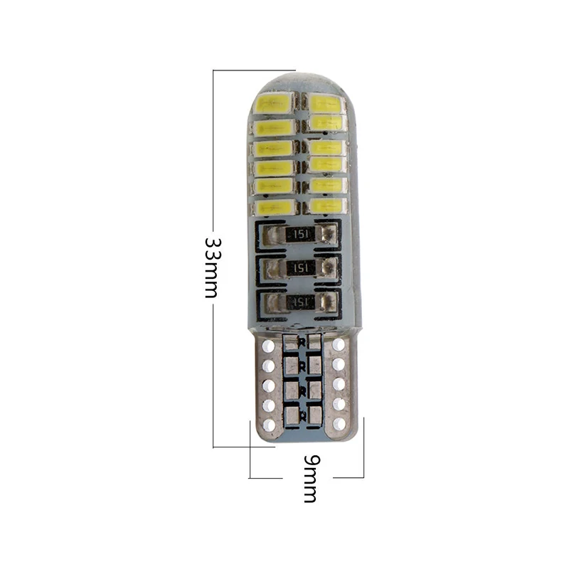 T10 4014 W5W Canbus 194 168 24 SMD авто внутренсветильник без ошибок зазор светодиодный