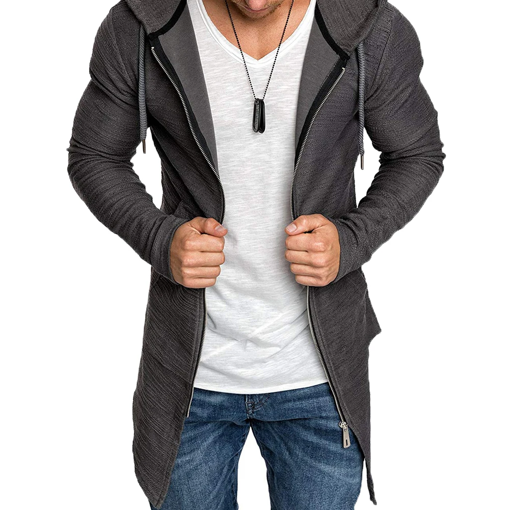 Мужская куртка из искусственной кожи на молнии с воротником-стойкой короткая