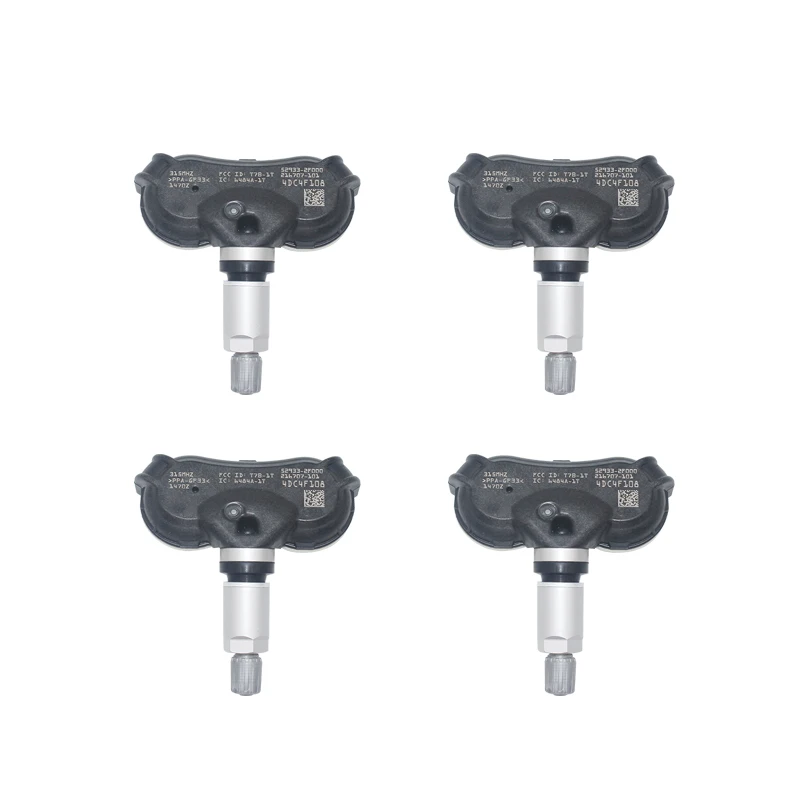 

Датчик давления в шинах 52933-2F000, подходит для Hyundai Elantra, Kia Rio 529332F000, 529331G000, 4 шт.