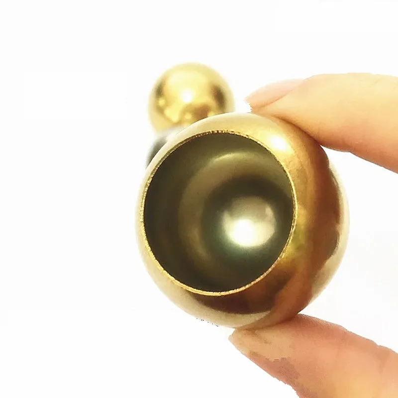 Утолщенный шар из нержавеющей стали с одним отверстием украшенный пустотелым